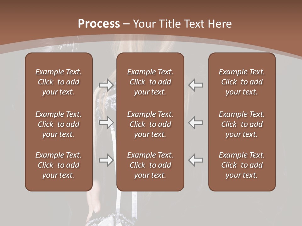 Stylish Girl Beauty PowerPoint Template