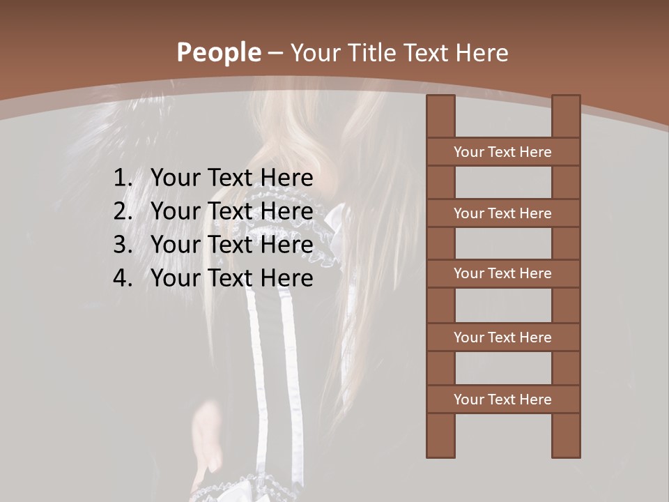 Stylish Girl Beauty PowerPoint Template