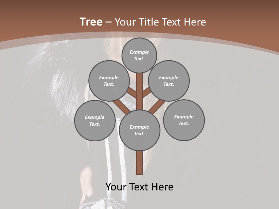 Stylish Girl Beauty PowerPoint Template