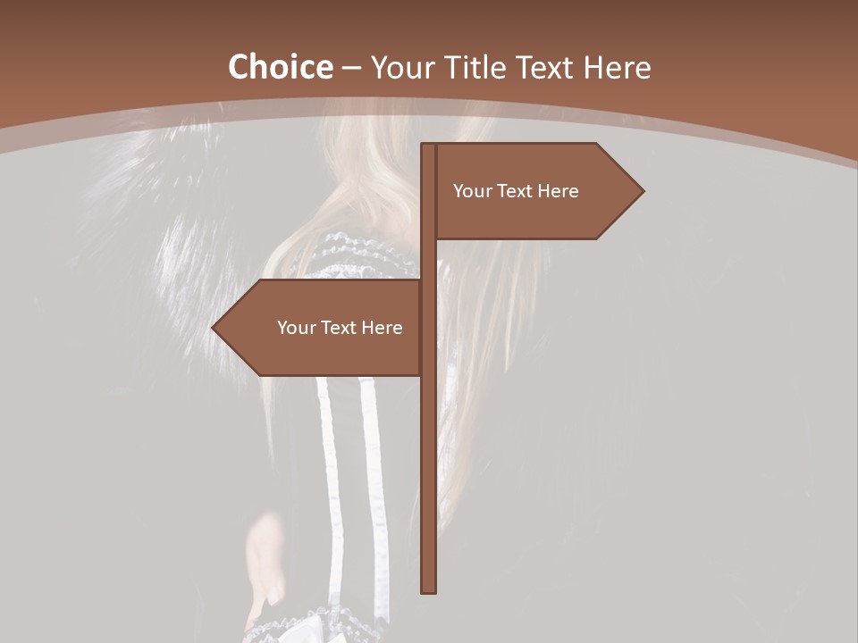 Stylish Girl Beauty PowerPoint Template