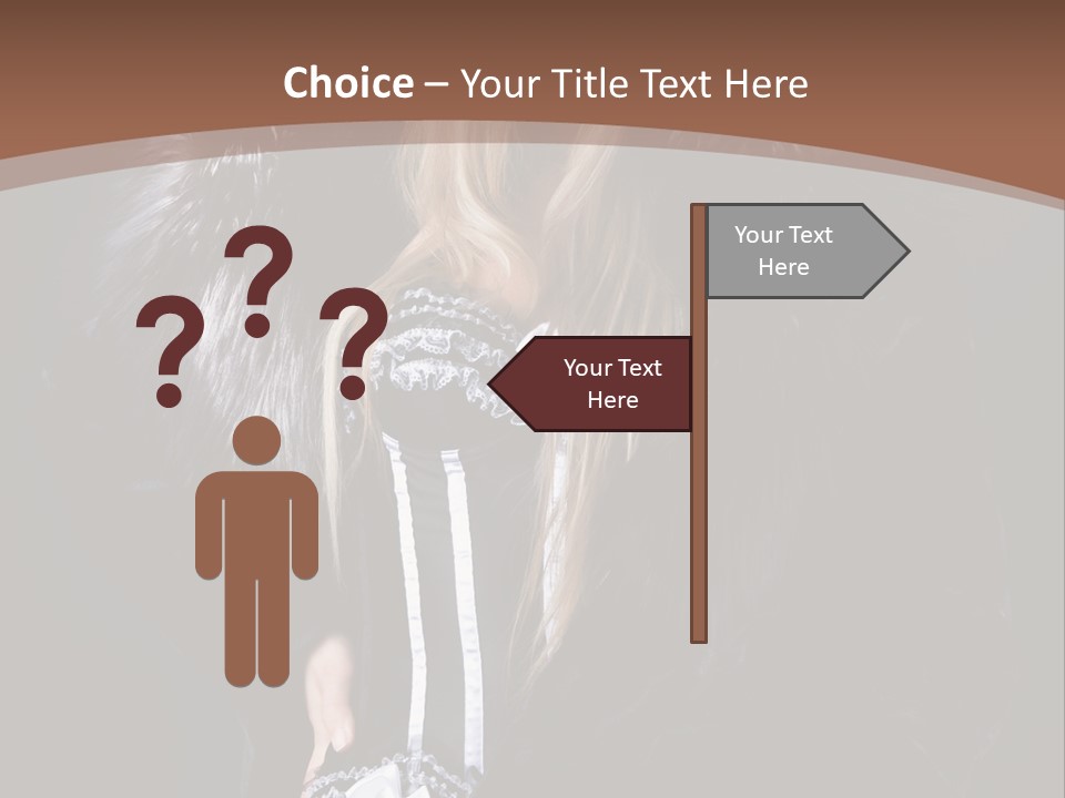 Stylish Girl Beauty PowerPoint Template