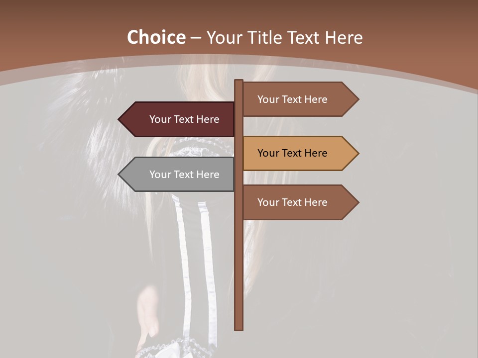 Stylish Girl Beauty PowerPoint Template