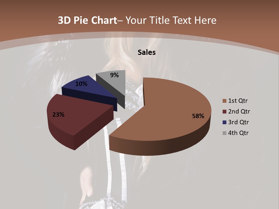 Stylish Girl Beauty PowerPoint Template