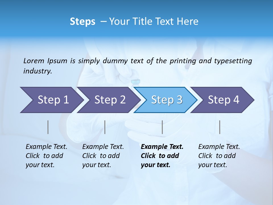 Equipment Injection Vitamin PowerPoint Template