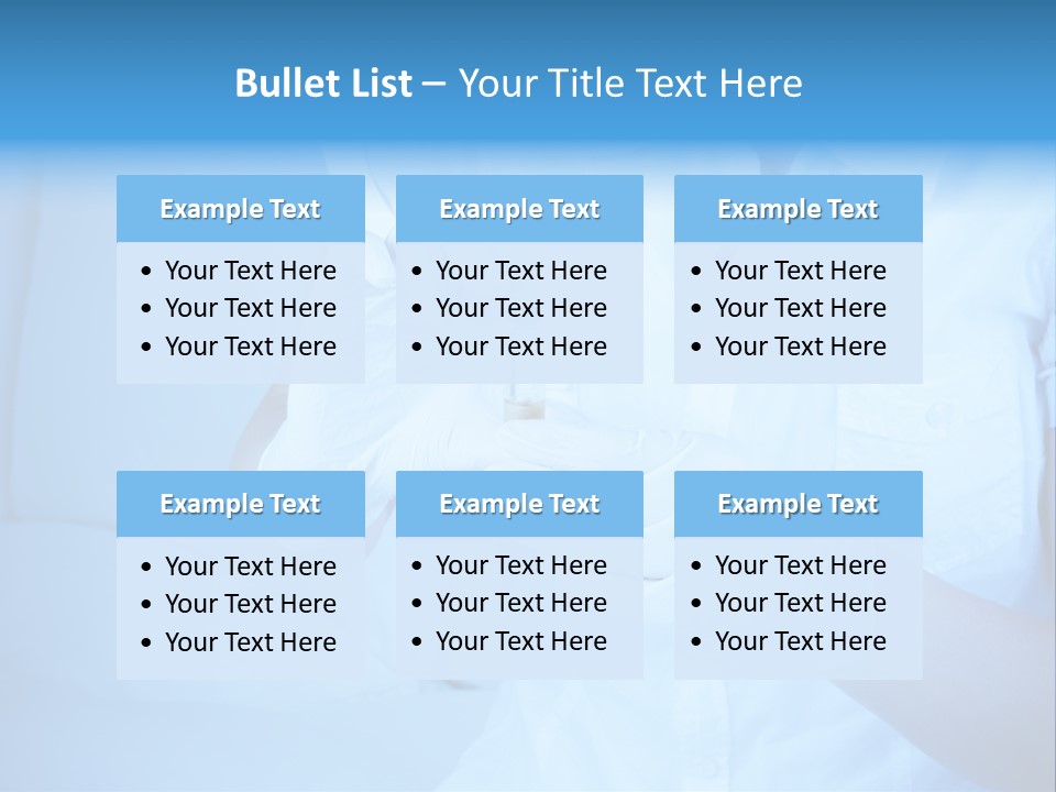Equipment Injection Vitamin PowerPoint Template