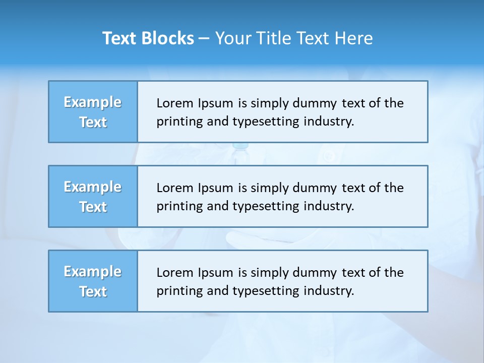 Equipment Injection Vitamin PowerPoint Template