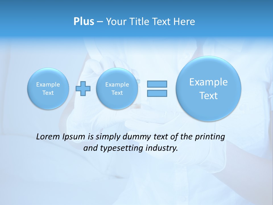 Equipment Injection Vitamin PowerPoint Template