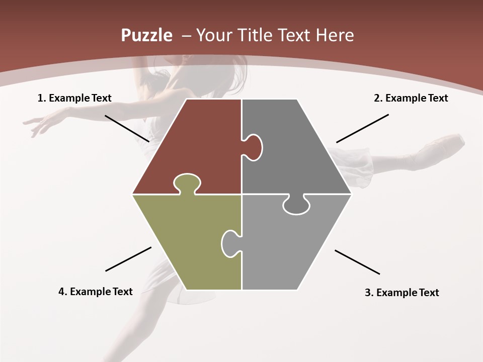 Theatrical Mid Air Tiptoe PowerPoint Template
