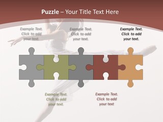 Theatrical Mid Air Tiptoe PowerPoint Template