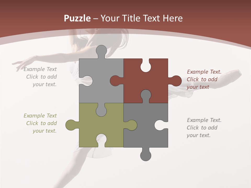 Theatrical Mid Air Tiptoe PowerPoint Template