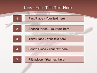 Theatrical Mid Air Tiptoe PowerPoint Template