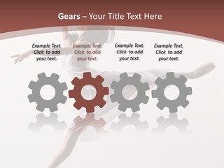 Theatrical Mid Air Tiptoe PowerPoint Template