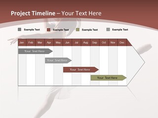 Theatrical Mid Air Tiptoe PowerPoint Template