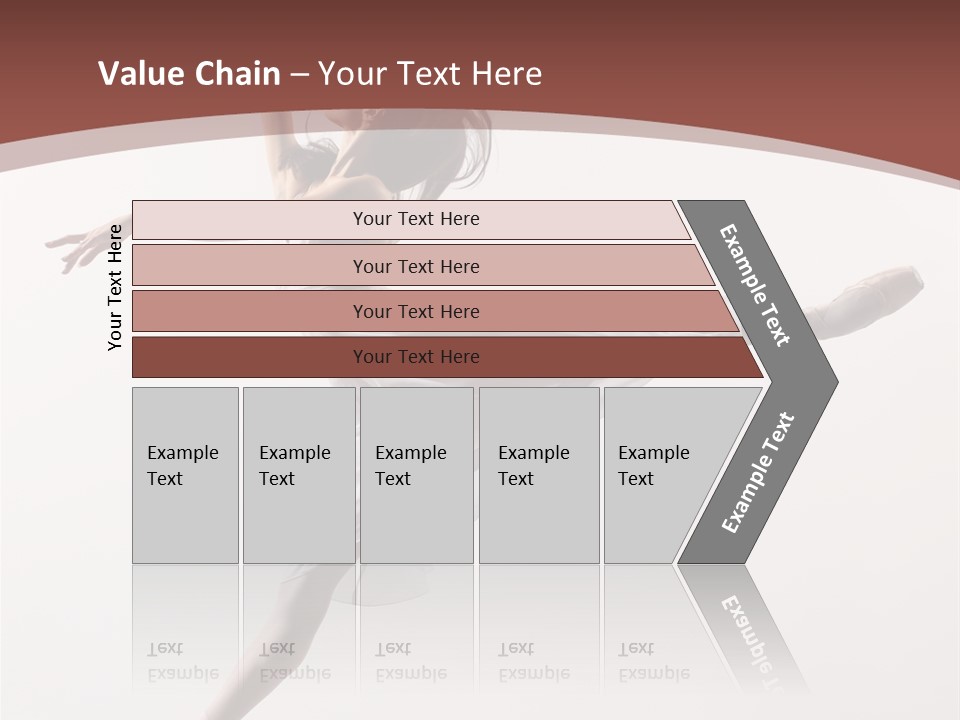 Theatrical Mid Air Tiptoe PowerPoint Template