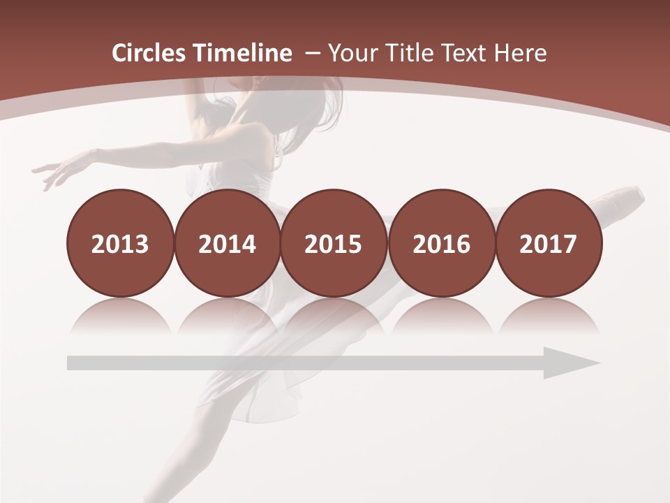 Theatrical Mid Air Tiptoe PowerPoint Template