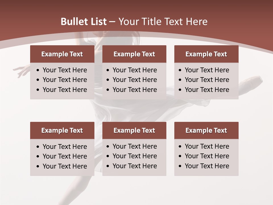 Theatrical Mid Air Tiptoe PowerPoint Template