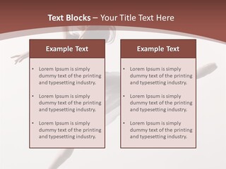 Theatrical Mid Air Tiptoe PowerPoint Template