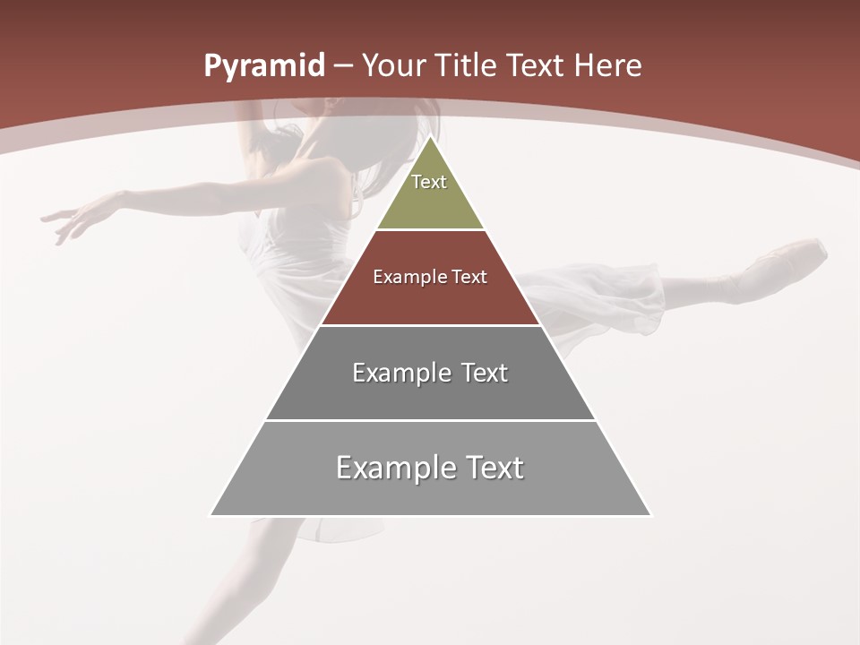 Theatrical Mid Air Tiptoe PowerPoint Template