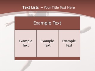 Theatrical Mid Air Tiptoe PowerPoint Template