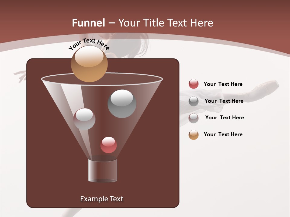 Theatrical Mid Air Tiptoe PowerPoint Template