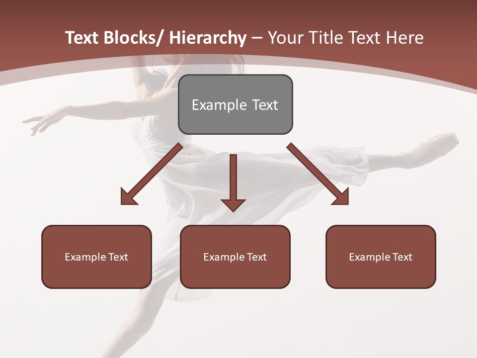 Theatrical Mid Air Tiptoe PowerPoint Template