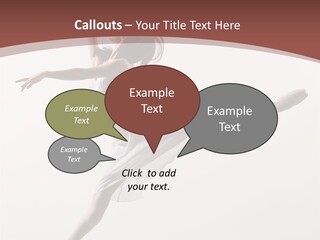 Theatrical Mid Air Tiptoe PowerPoint Template