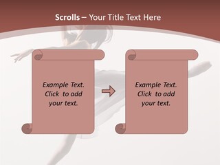 Theatrical Mid Air Tiptoe PowerPoint Template