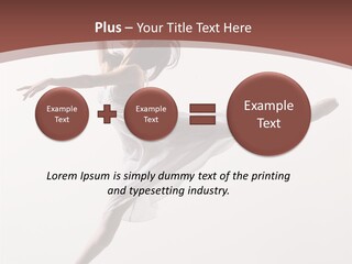 Theatrical Mid Air Tiptoe PowerPoint Template