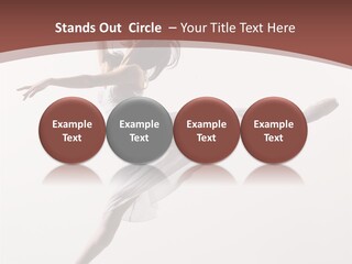 Theatrical Mid Air Tiptoe PowerPoint Template