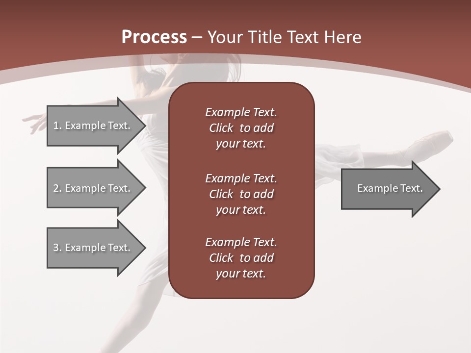 Theatrical Mid Air Tiptoe PowerPoint Template