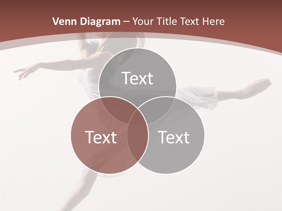 Theatrical Mid Air Tiptoe PowerPoint Template