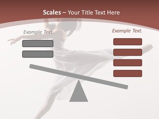 Theatrical Mid Air Tiptoe PowerPoint Template