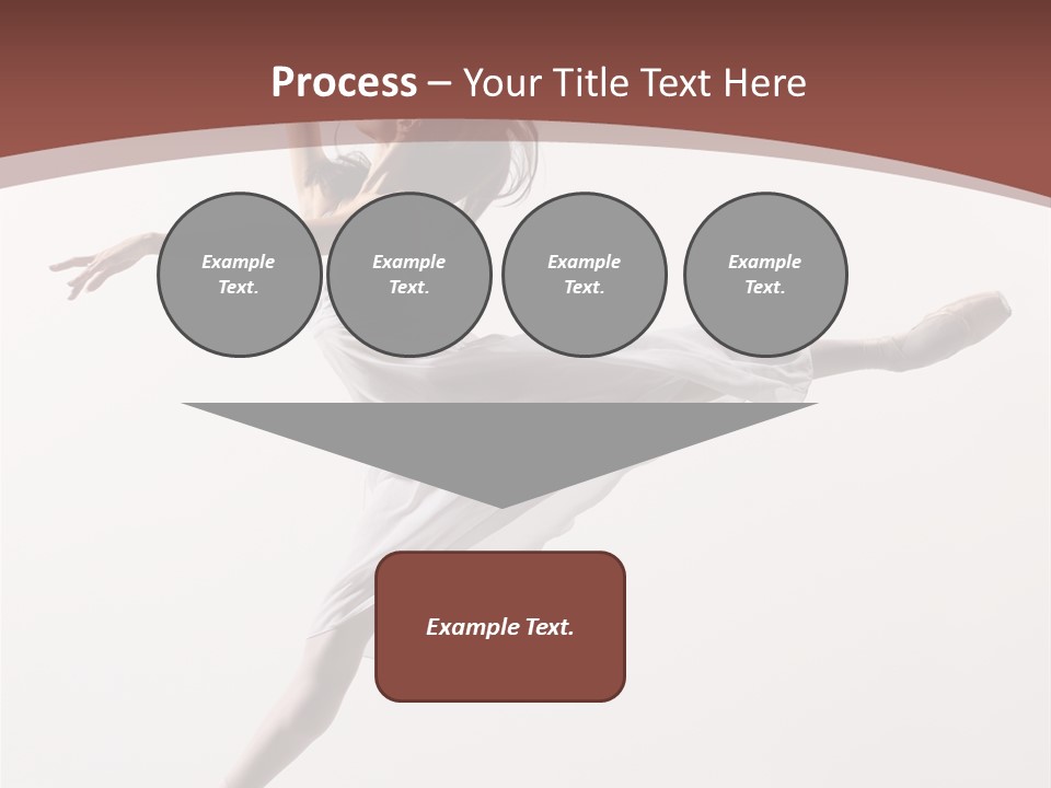 Theatrical Mid Air Tiptoe PowerPoint Template