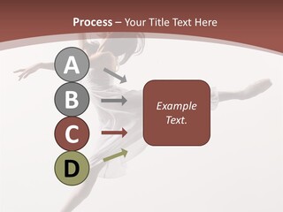 Theatrical Mid Air Tiptoe PowerPoint Template