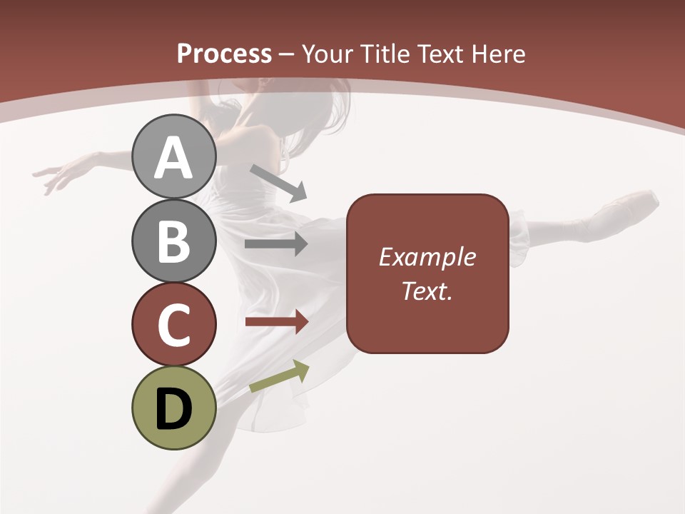 Theatrical Mid Air Tiptoe PowerPoint Template