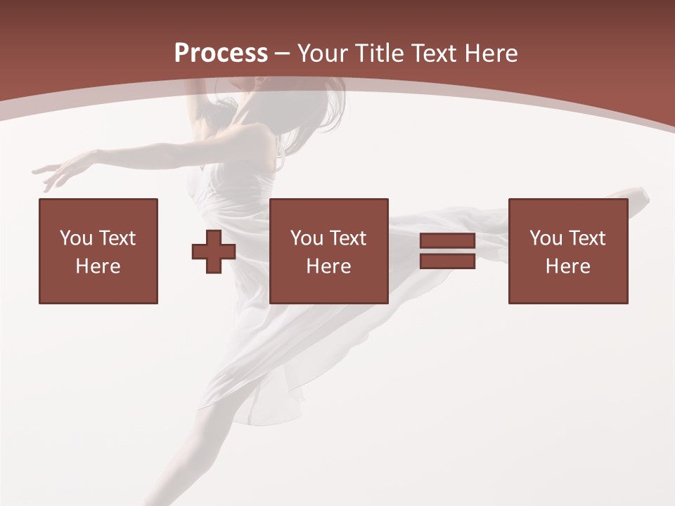 Theatrical Mid Air Tiptoe PowerPoint Template