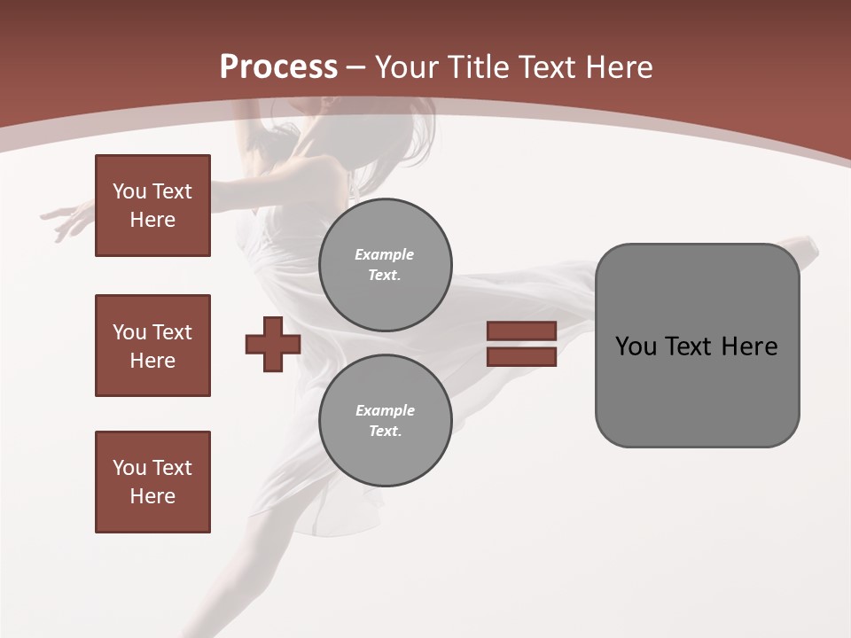 Theatrical Mid Air Tiptoe PowerPoint Template