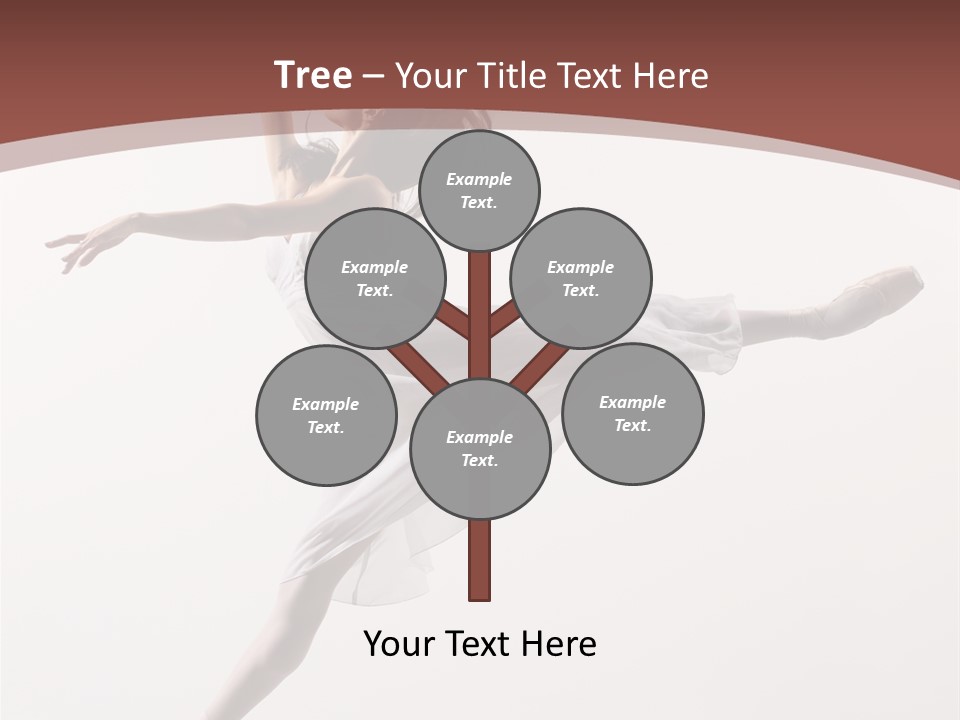 Theatrical Mid Air Tiptoe PowerPoint Template