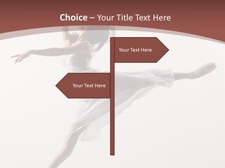 Theatrical Mid Air Tiptoe PowerPoint Template