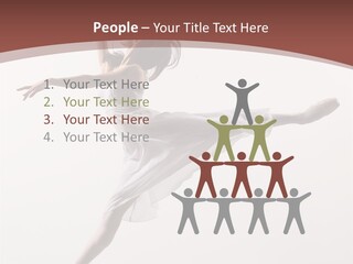Theatrical Mid Air Tiptoe PowerPoint Template