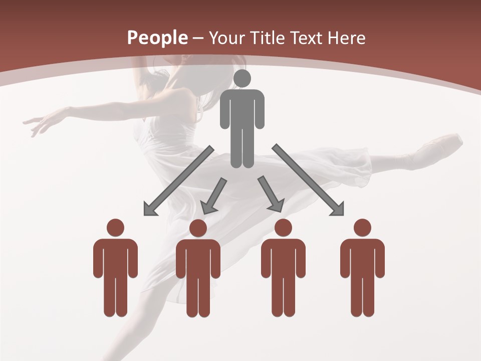 Theatrical Mid Air Tiptoe PowerPoint Template