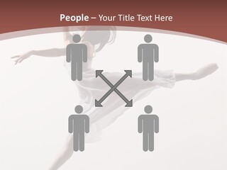 Theatrical Mid Air Tiptoe PowerPoint Template