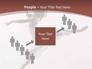 Theatrical Mid Air Tiptoe PowerPoint Template