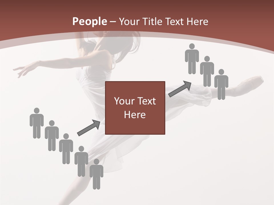 Theatrical Mid Air Tiptoe PowerPoint Template