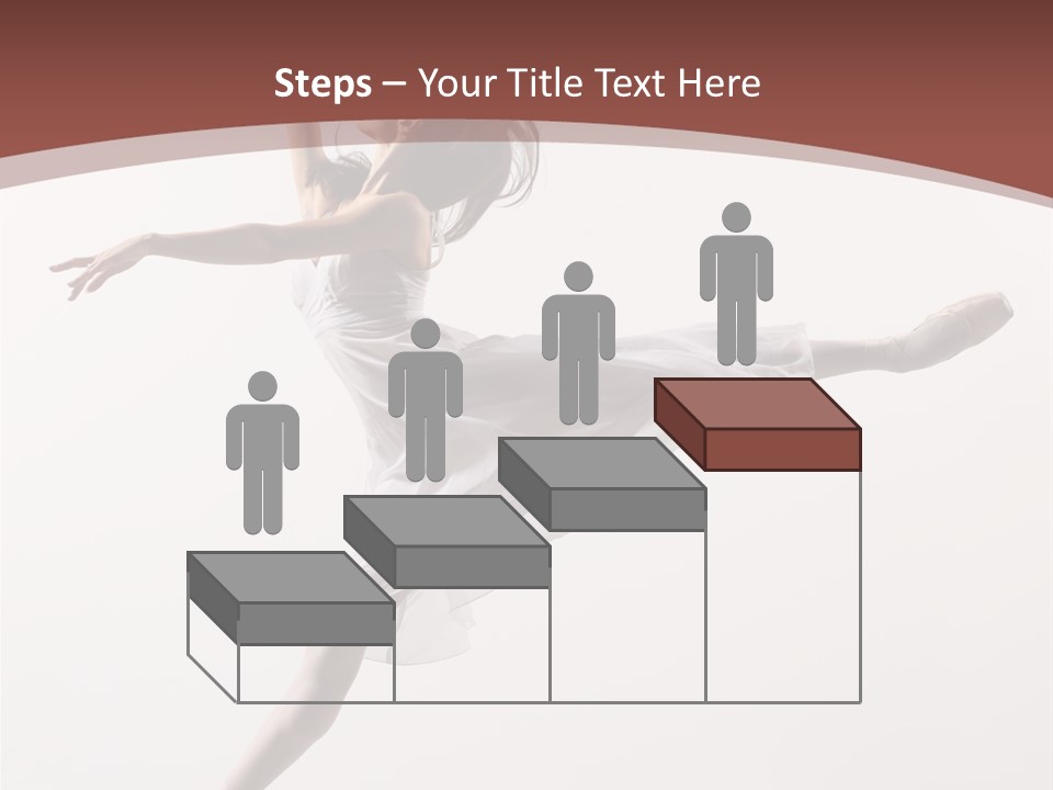 Theatrical Mid Air Tiptoe PowerPoint Template