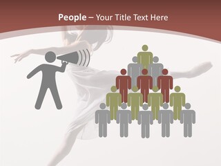 Theatrical Mid Air Tiptoe PowerPoint Template