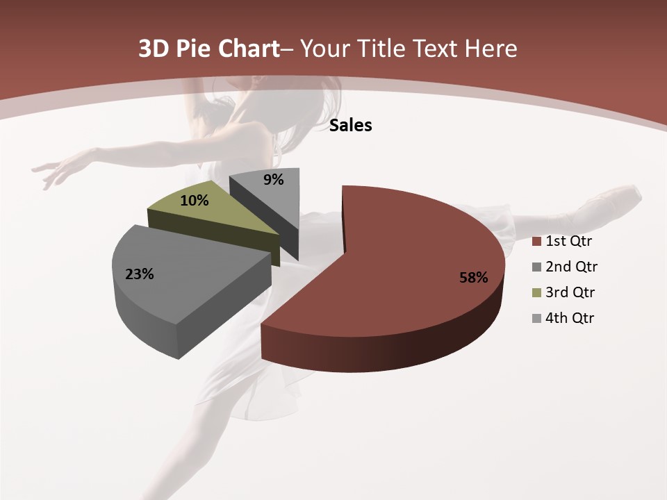 Theatrical Mid Air Tiptoe PowerPoint Template