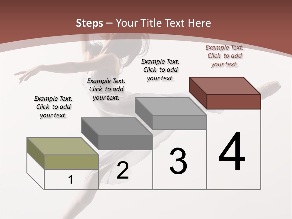 Theatrical Mid Air Tiptoe PowerPoint Template