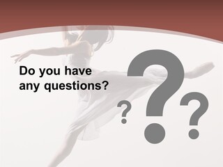 Theatrical Mid Air Tiptoe PowerPoint Template