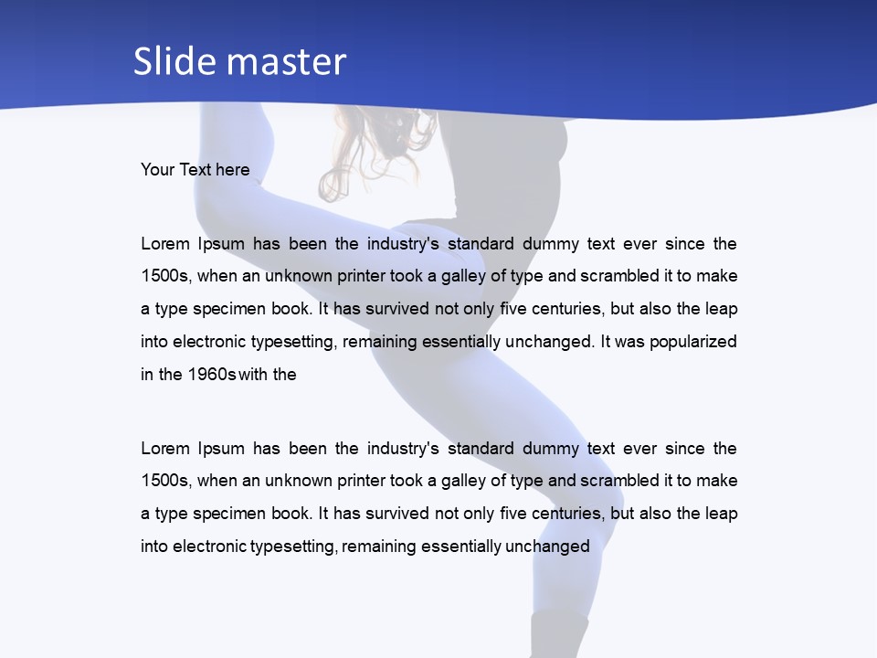 Action Posing Studio PowerPoint Template